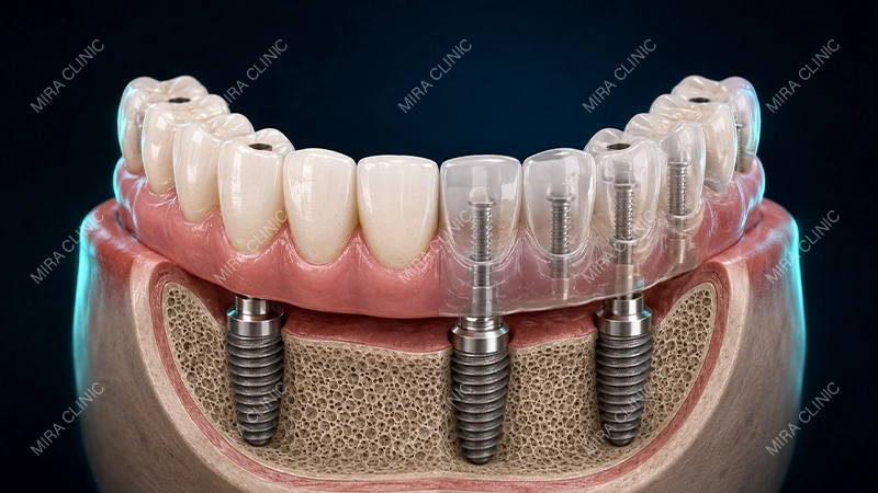 Screw-Retained Implant Bridge